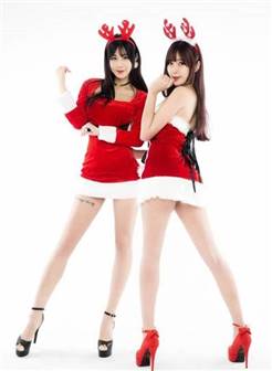 韩国顶级女主播圣诞写真 身材太火辣了
