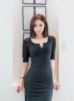 韩国平面模特美女s型身材酥胸美腿性感写真图片
