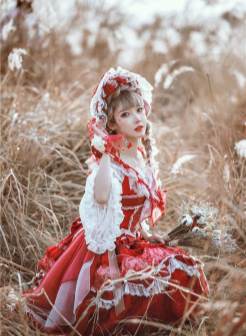 阿包也是兔娘 – lolita红裙 [12P]