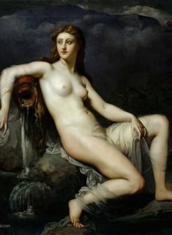 欧美裸体美女人体艺术油画图片高清