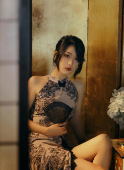 中国唯美古典旗袍美女人体艺术写真照片