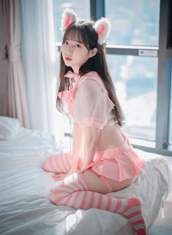 Myu_a_뮤아粉色猫女孩