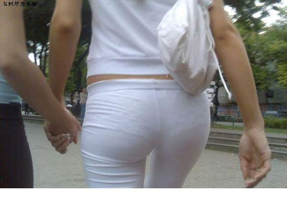 太透明的裤子真人图片 白色透明冰丝紧身裤(4)(点击浏览下一张趣图)