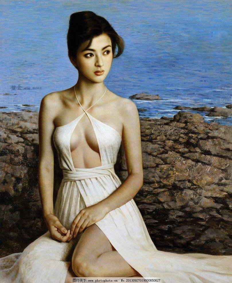 中国女裸油画欣赏(3)(点击浏览下一张趣图)