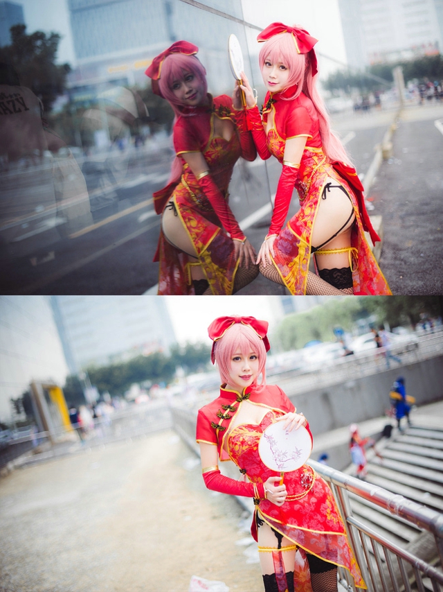 cosplay真空旗袍污 开叉大胆写真(2)(点击浏览下一张趣图)