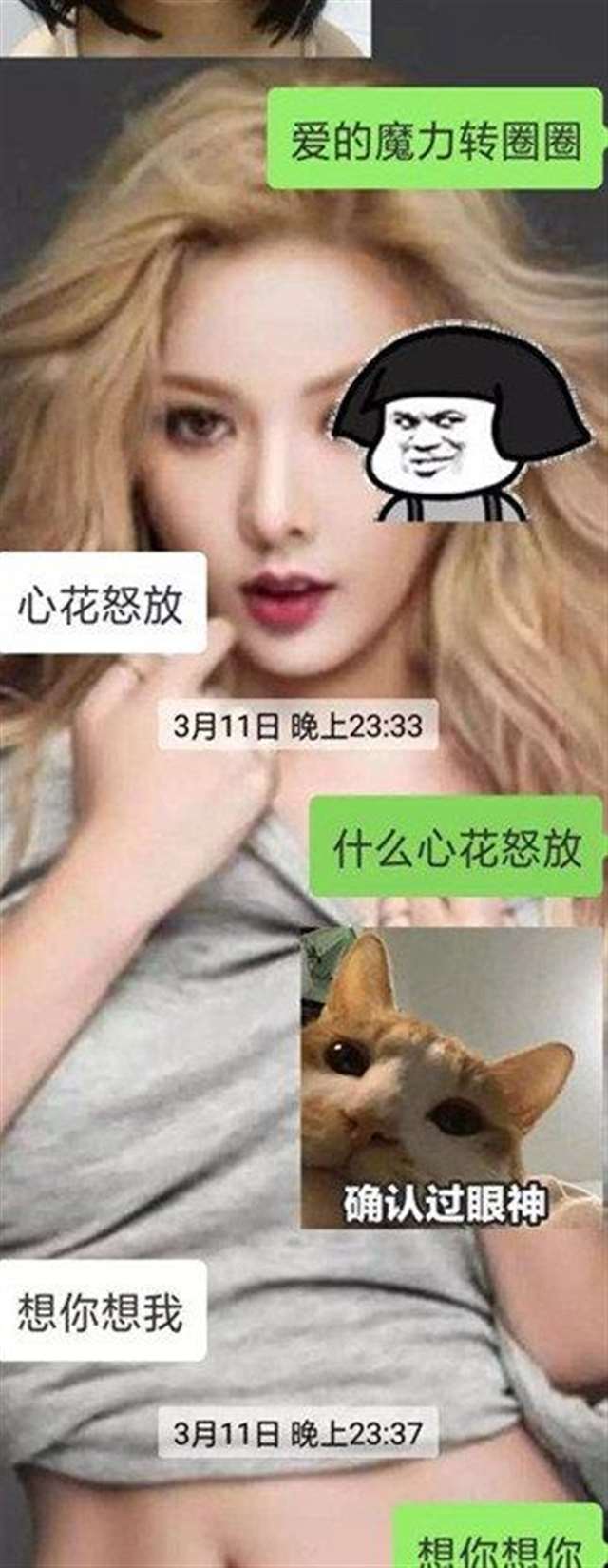 和大家分享一套初次撩妹微信聊天记录