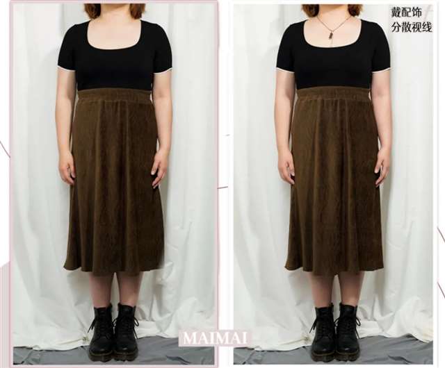 微胖女生的穿衣服，并不是显瘦就是一定好看