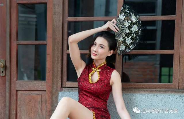 人像摄影 蔡译心,旗袍,絲襪高跟外拍