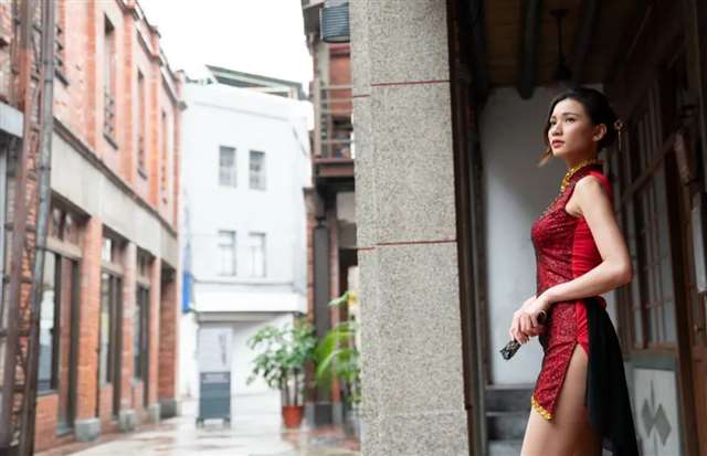 人像摄影 蔡译心,旗袍,絲襪高跟外拍
