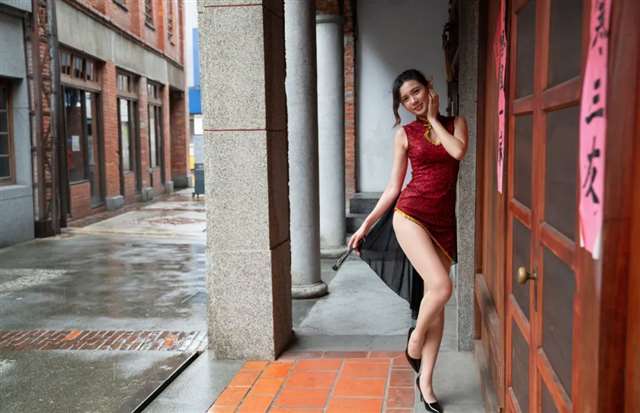 人像摄影 蔡译心,旗袍,絲襪高跟外拍