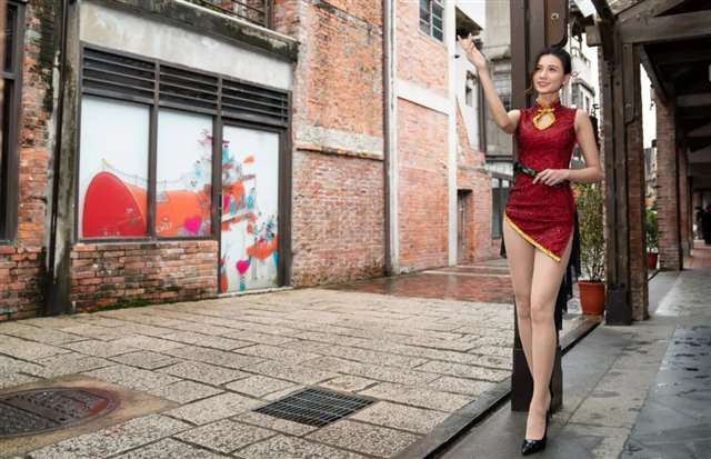 人像摄影 蔡译心,旗袍,絲襪高跟外拍