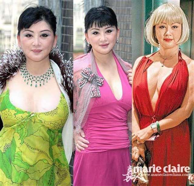 组图:盘点娱乐圈老女人奇装异服 真的好open