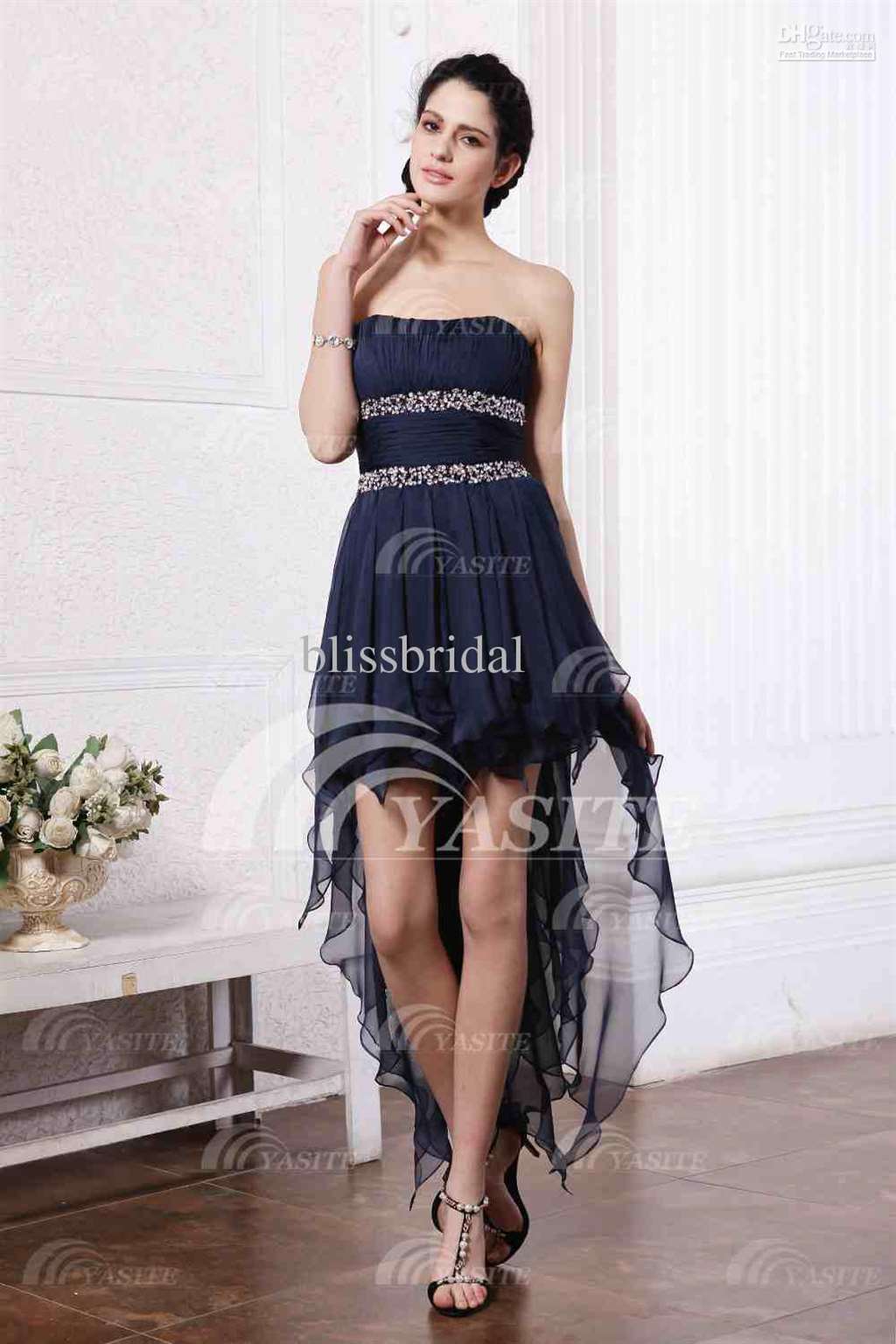 wholesale - glamorous strapless a-line short prom