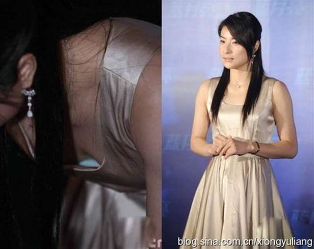 [转载]罕见:十大女星弯腰露酥胸的尴尬瞬间(图)