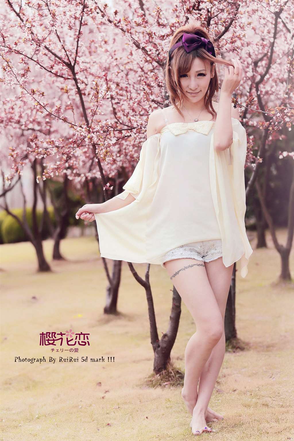 【樱花之恋】日本模特:池田美惠(睿睿)15p