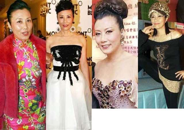 娱乐圈老女人的夸张造型