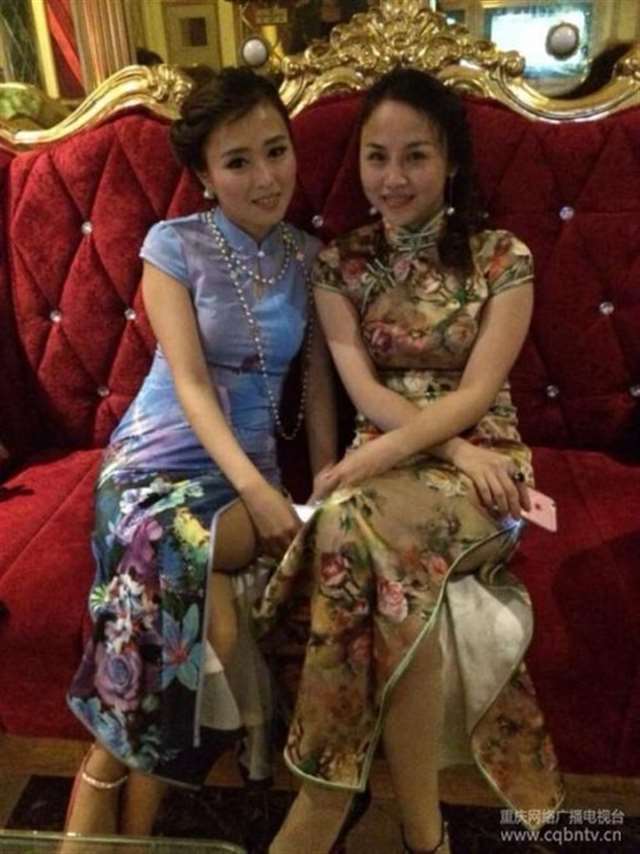 30岁美女生日派对 旗袍 熟女=风情