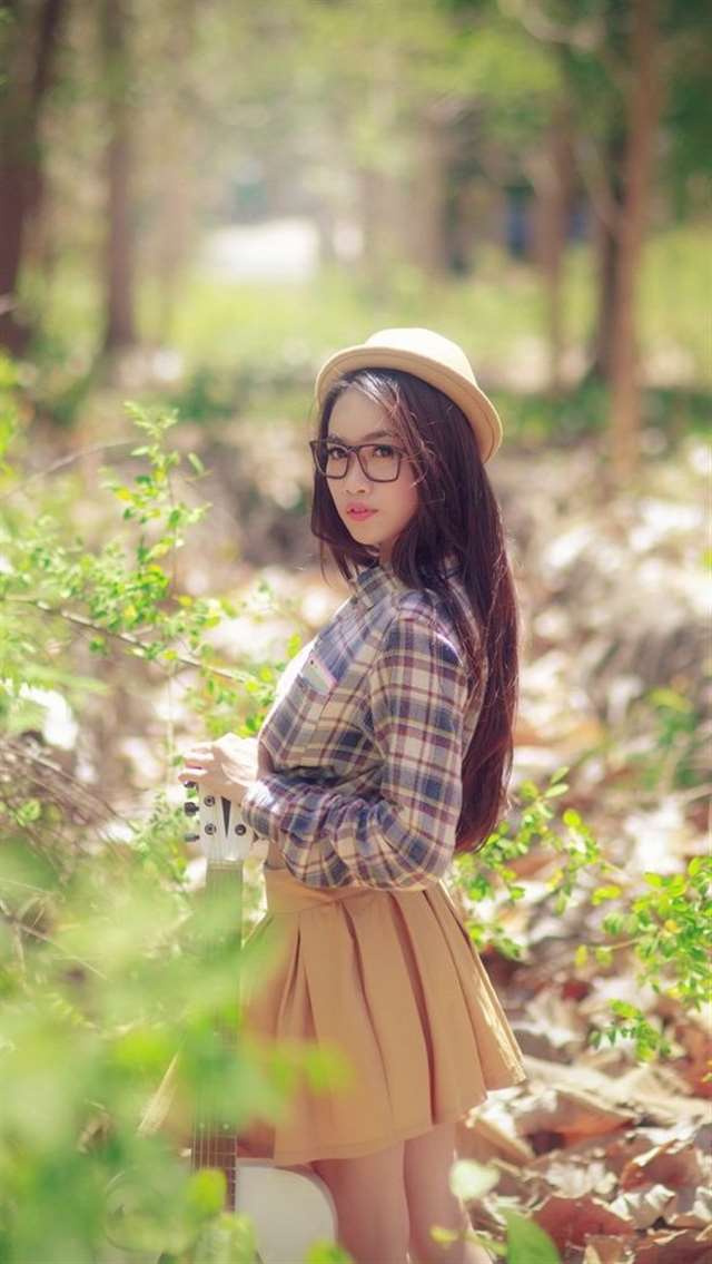 清纯淑女手机壁纸