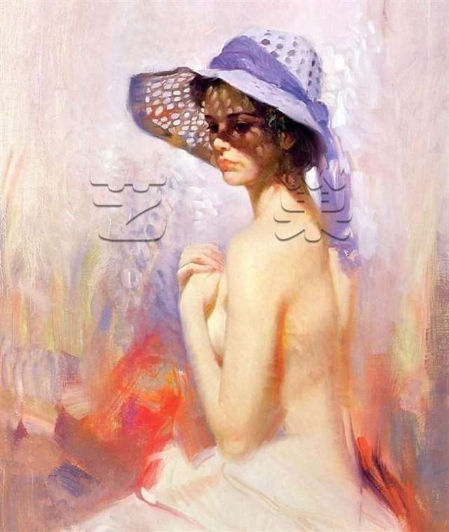 半裸的女人-装饰油画