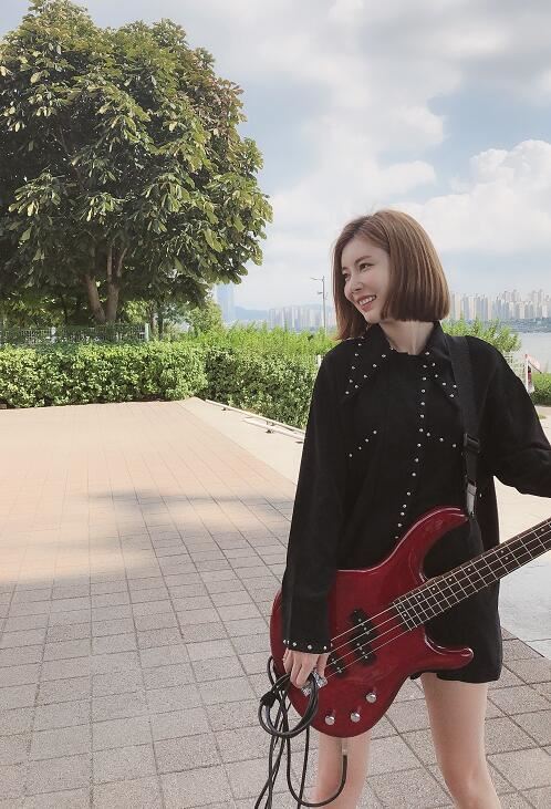 李智仁个人资料简介，抖音最美贝斯手图片，前Girls Day成员