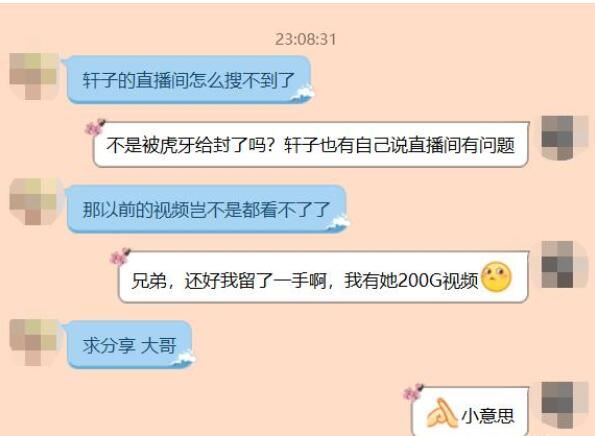 轩子巨二兔被封杀，200g视频资源被流出，这轩子200g资源是什么