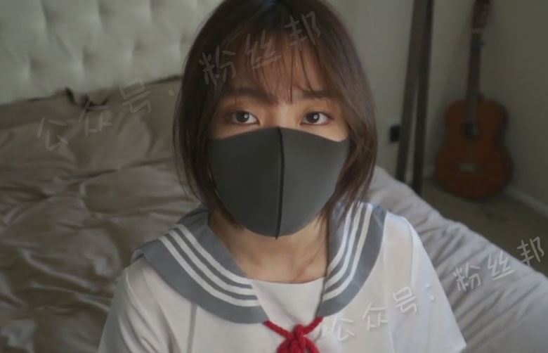 抖音“芝芝桃桃”视频事件是什么梗，网红芝芝桃桃JK口罩视频资源，真的痉挛了？