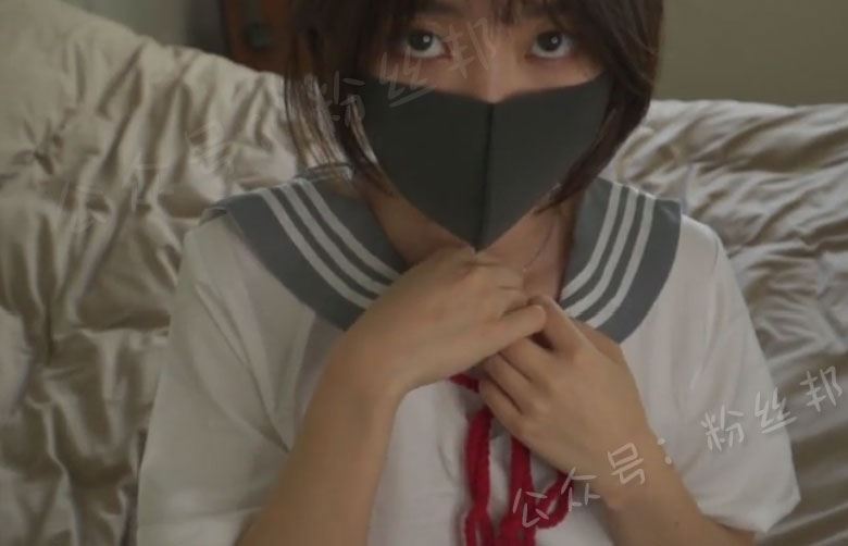 抖音“芝芝桃桃”视频事件是什么梗，网红芝芝桃桃JK口罩视频资源，真的痉挛了？