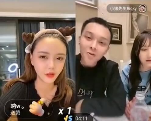 快手韩安冉带货直播，换衣服镜子反光走光，不专业直播重复“太好看”