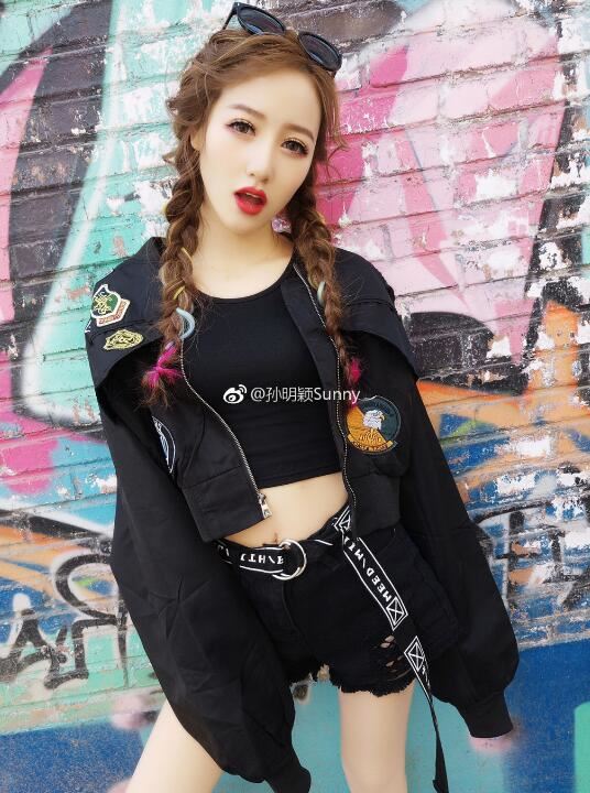 抖音女神颖宝儿sunny个人资料 孙明颖微博照片真实姓名