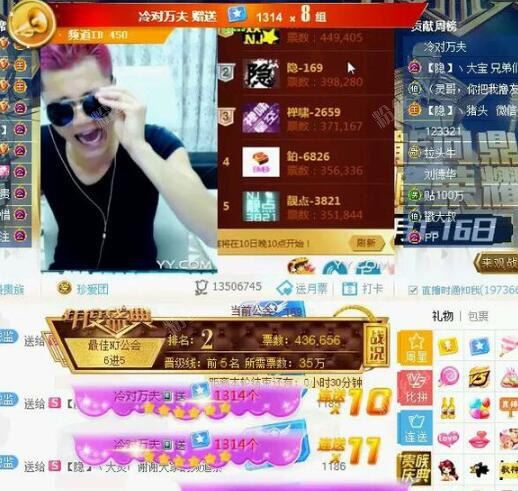 yy冷对万夫怎么不在了，曾经在YY消费8000万，目前继承家族产业