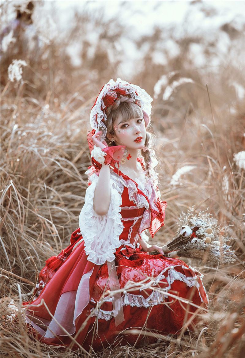 阿包也是兔娘 – lolita红裙 [12P]