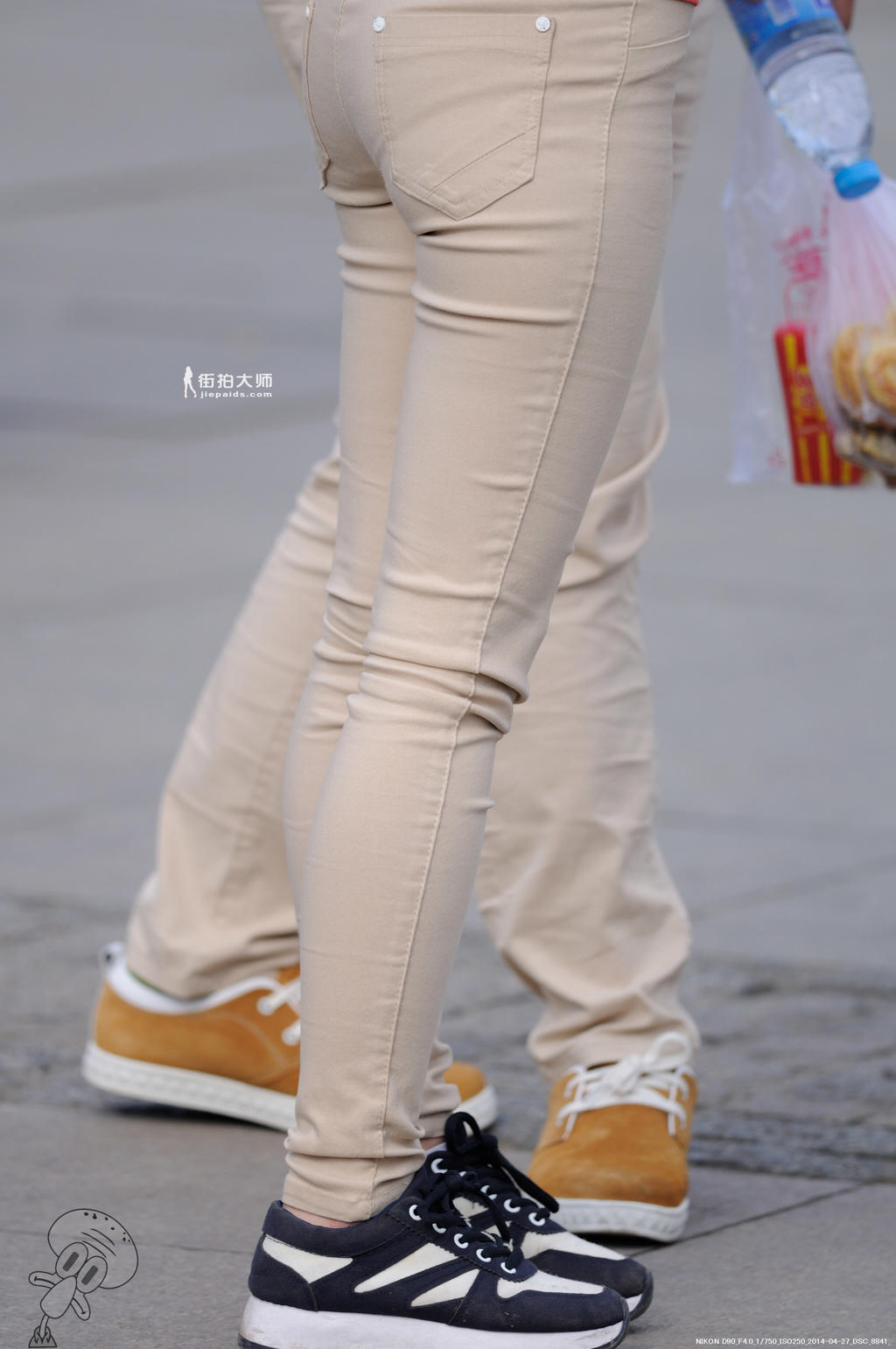 [街拍美女]JIN SHEN休闲裤-8张