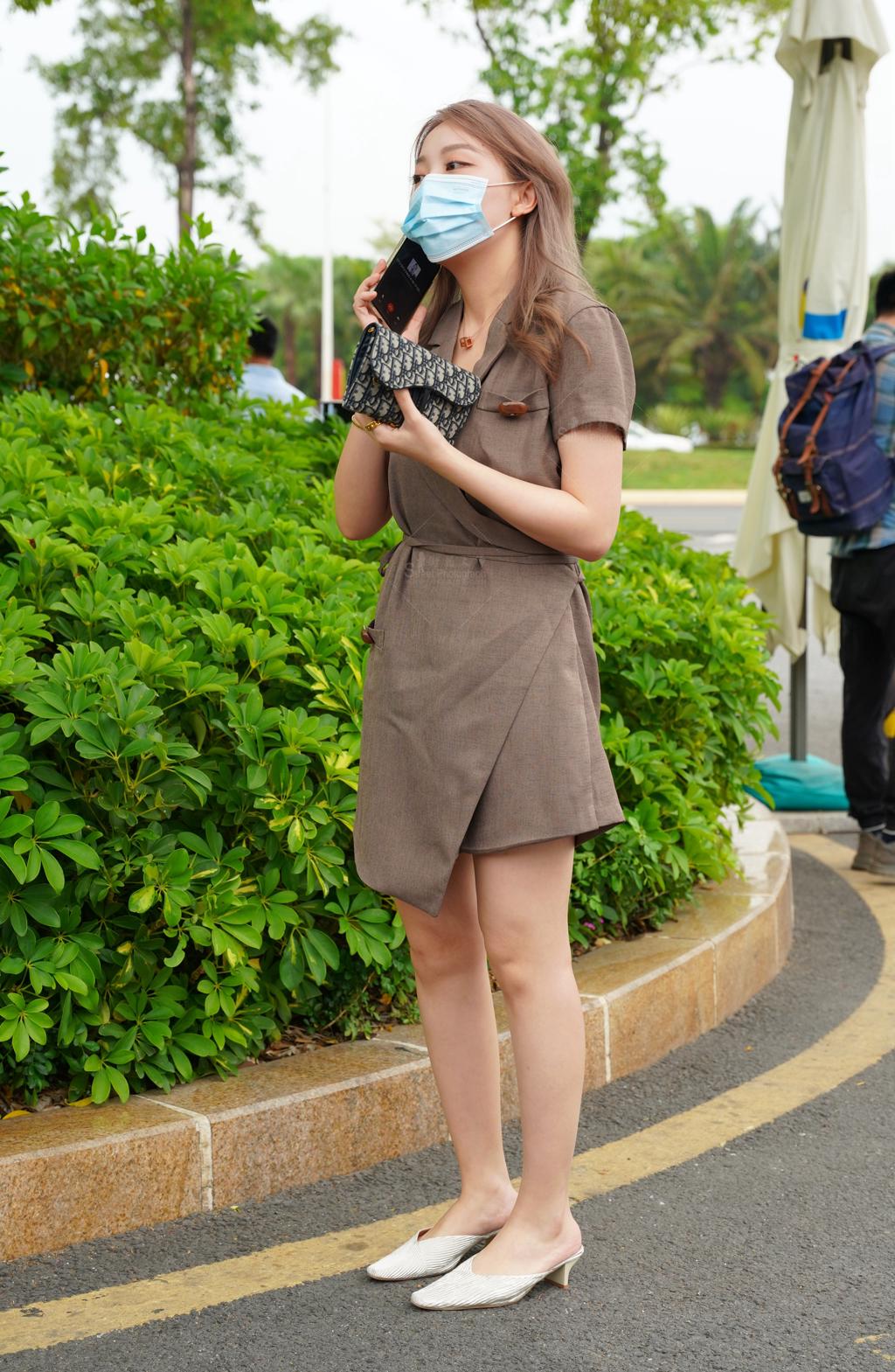 [街拍高跟]低跟美女