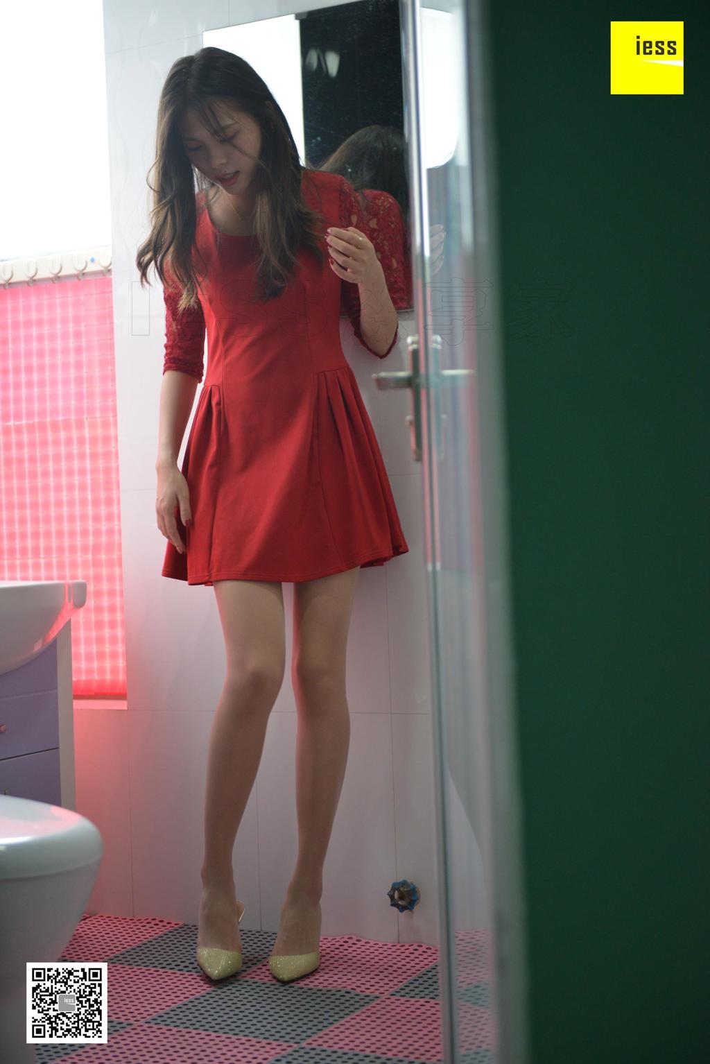 [IESS异思趣向] 七七 蕾丝红裙