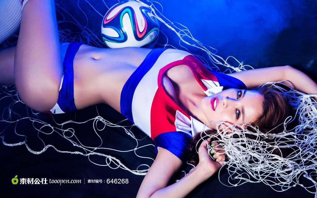 2014巴西世界杯moko美空模特足球宝贝性感高清写真美女图