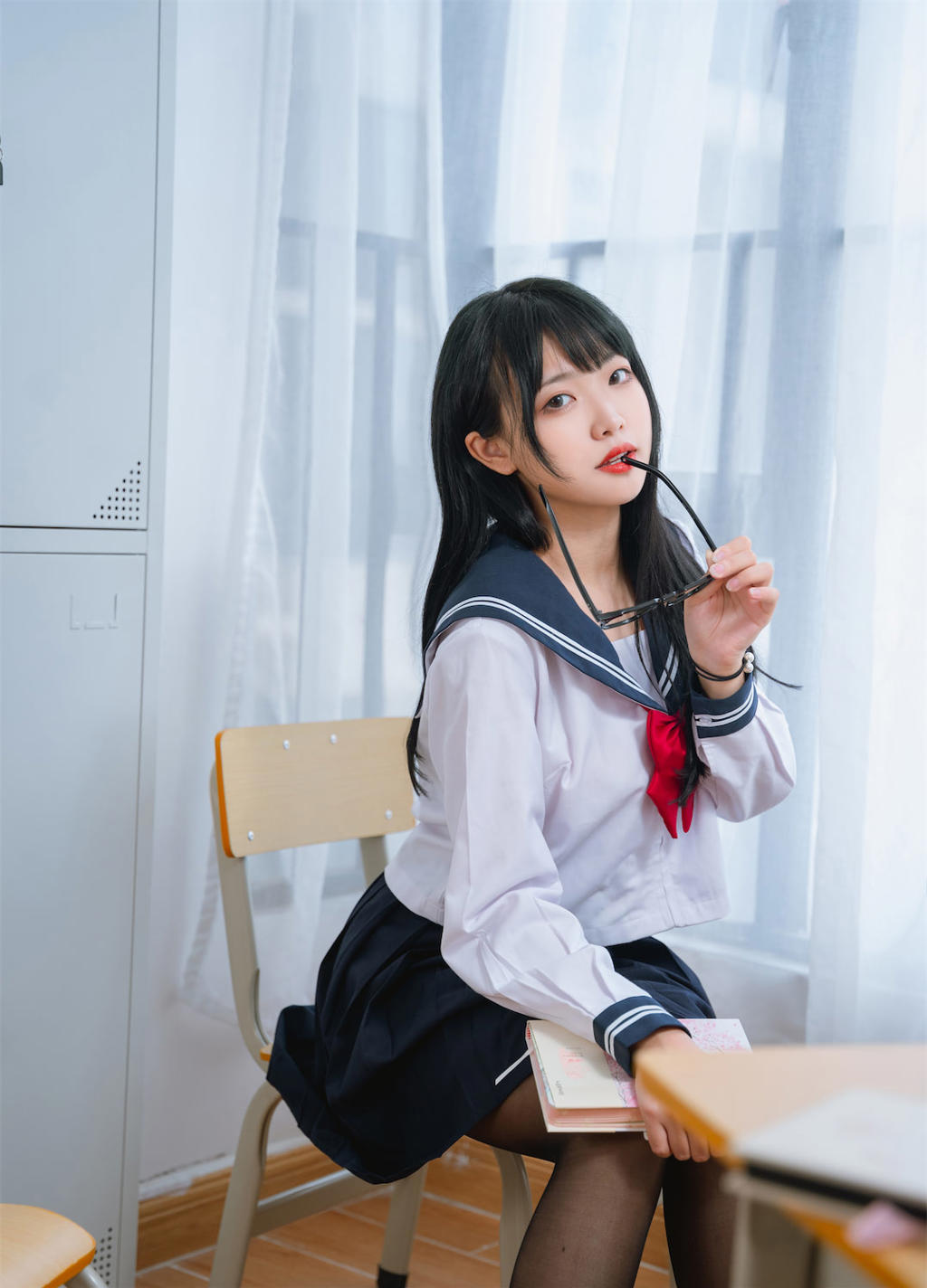 lovely呆玄教室水手服42p