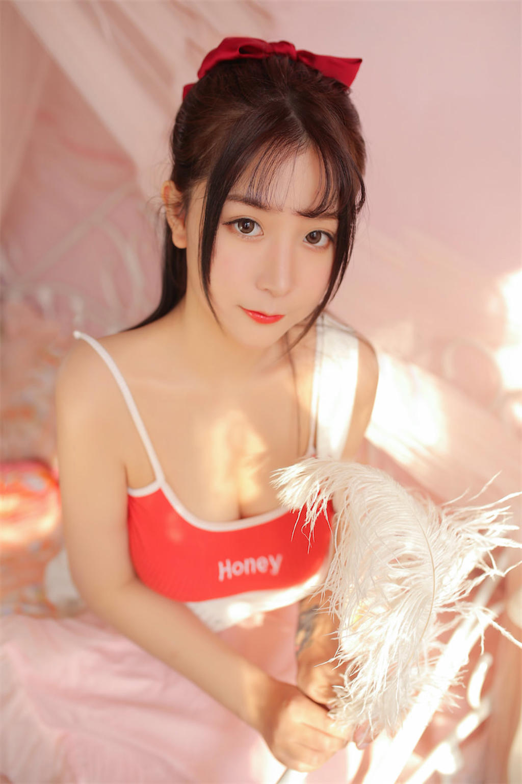 猫九酱honey红背心18p