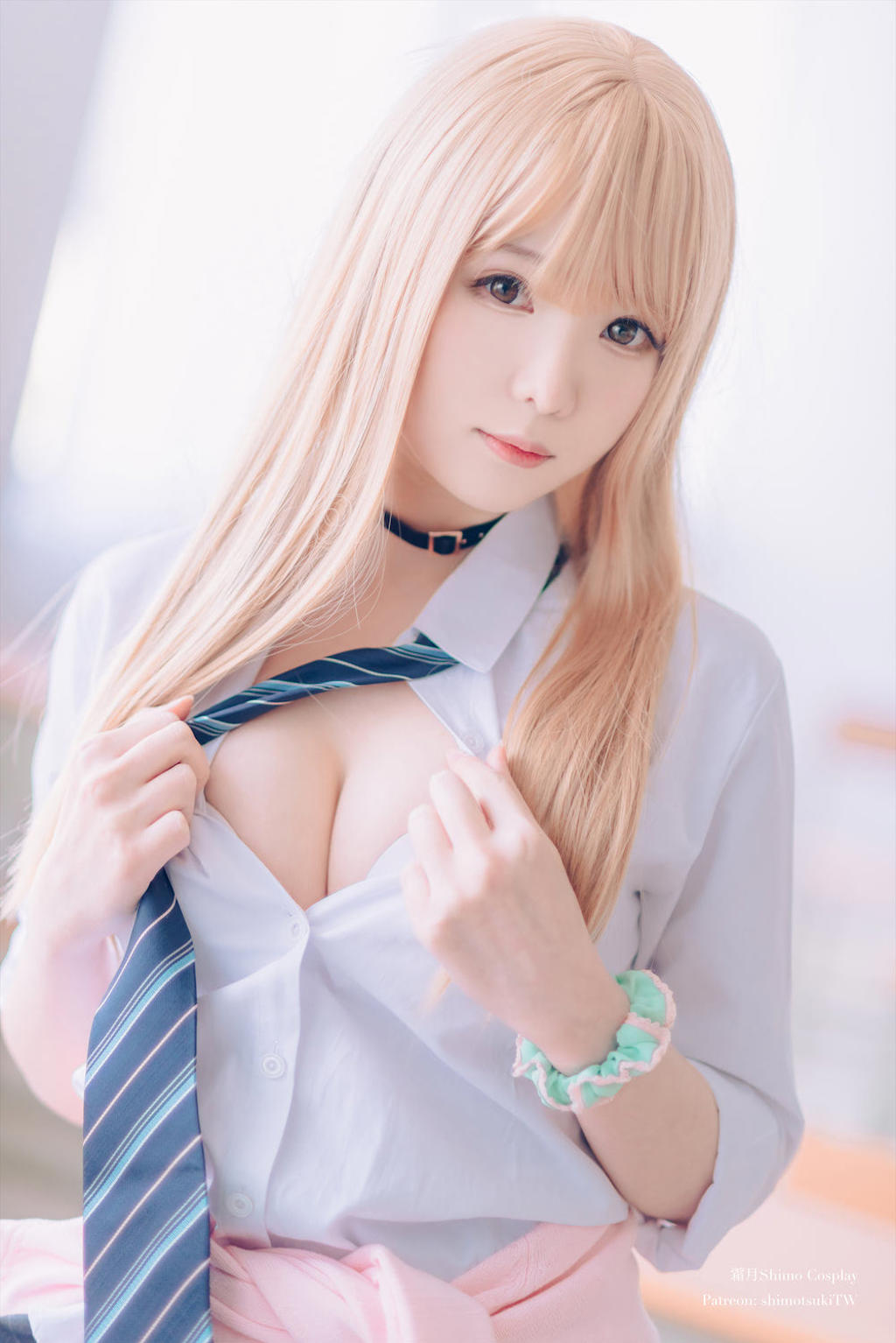 霜月shimo金发制服8p