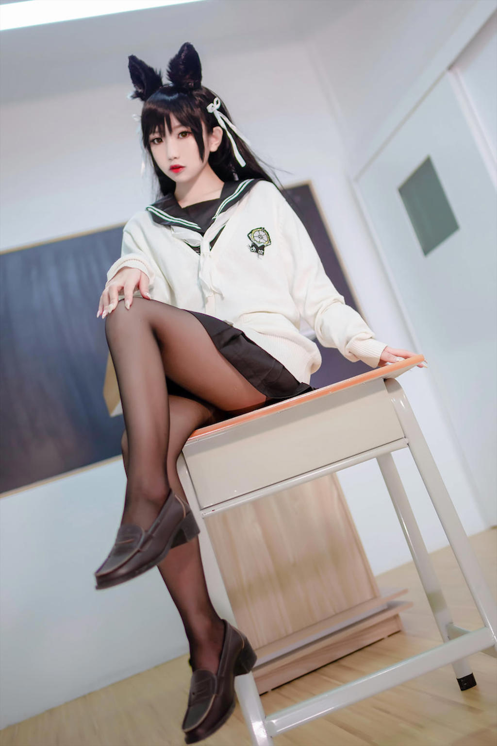 鬼畜瑶在不在w高中JK制服22p