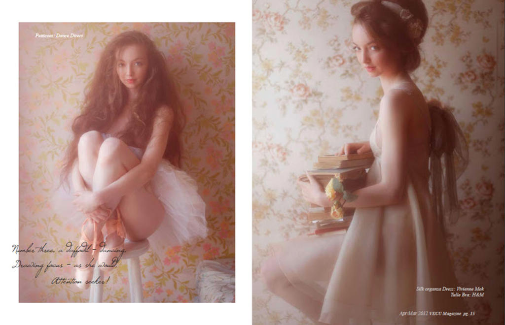 Editorials - Selected works.VECU Magazine April_May 2012 - La Danseuse