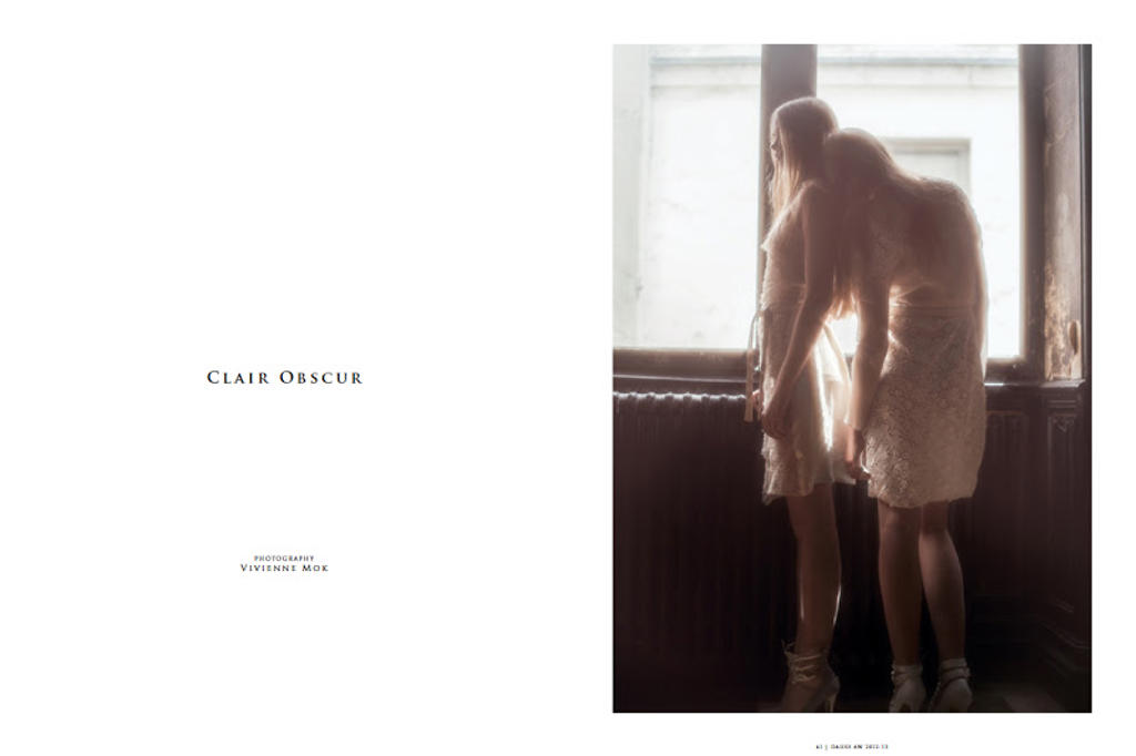 Editorials - Selected works.DAHSE Magazine #4 AW2012-13 - Clair Obscur