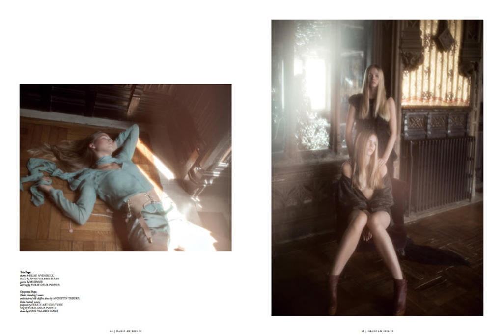 Editorials - Selected works.DAHSE Magazine #4 AW2012-13 - Clair Obscur