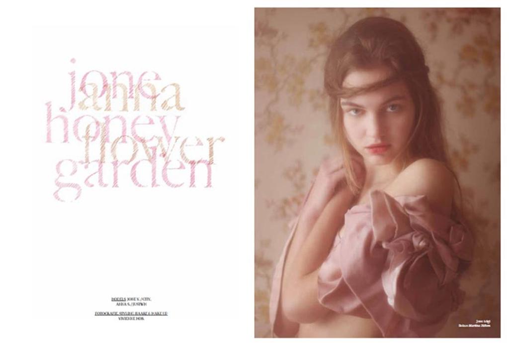 Editorials - Selected works.MATERIAL GIRL Magazine #13 - Spring 2011 - Jone Anna honey flower garden