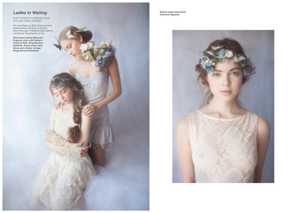 Editorials - Selected works.DEW Magazine #10 Art Issue - Ladies in Waiting
