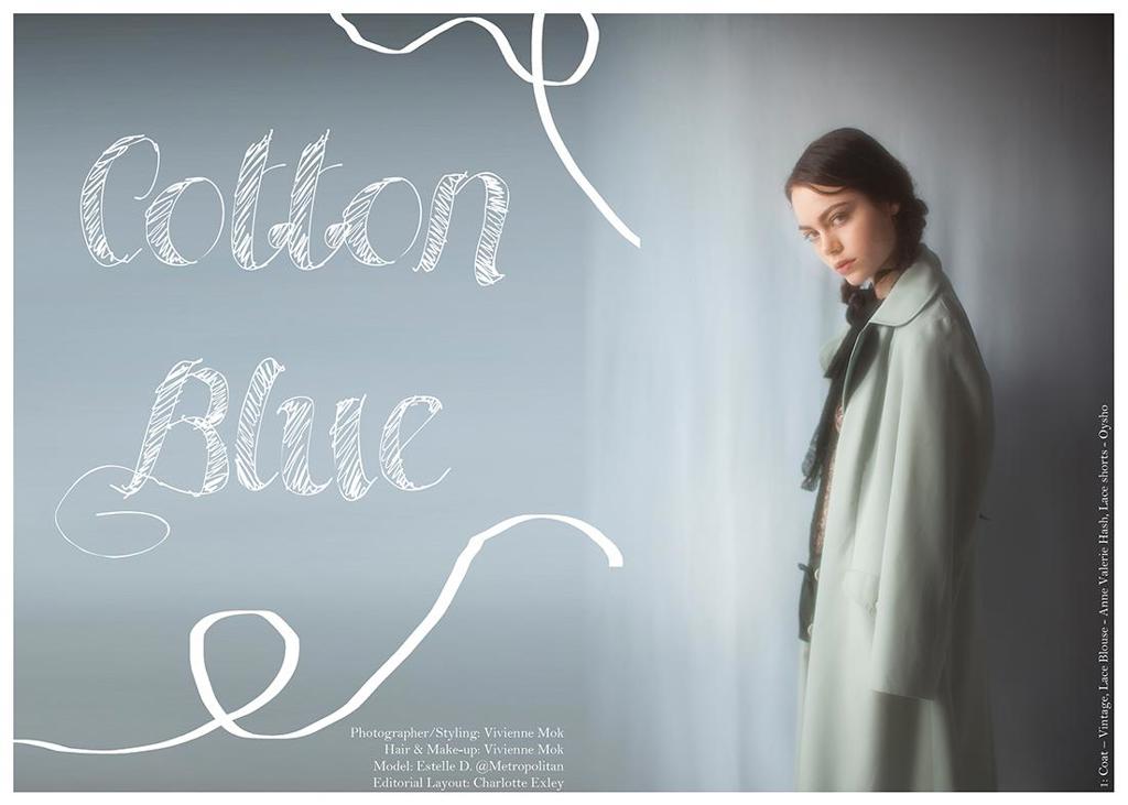 Editorials - Selected works.Kit Magazine #19 - December 2014 - Cotton Blue